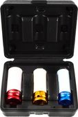 Geko Nasadki Udarowe Alufelg 3szt 17mm 19mm 21mm 1/2" CrV