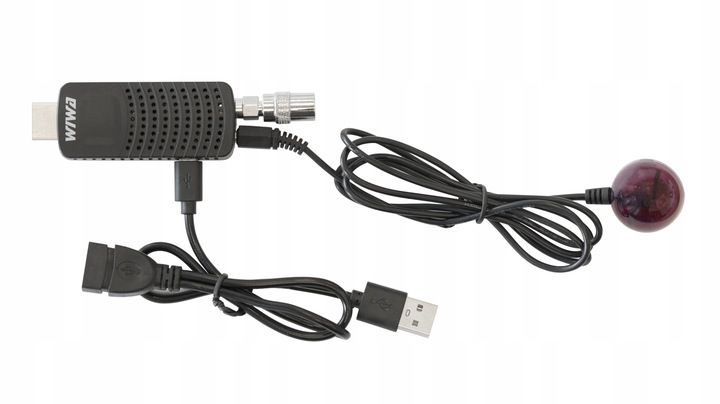 DEKODER TUNER DO TV NAZIEMNEJ DVB-T2 H.265 FULL HD MINI STICK PILOT zdjęcie 4