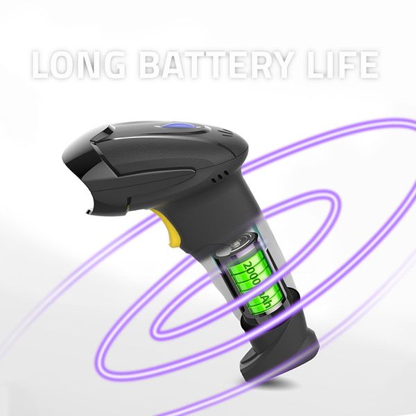 Qoltec Bezprzewodowy czytnik kodów kreskowych 1D 2D | 2.4GHz zdjęcie 6