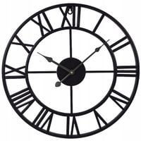 Zegar ścienny duży elektroniczny do salonu kuchni loft cichy na