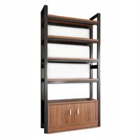 REGAŁ INDUSTRIALNY STOJĄCY PÓŁKA NA KSIĄŻKI WYSOKI LOFT METALOWA RAMA