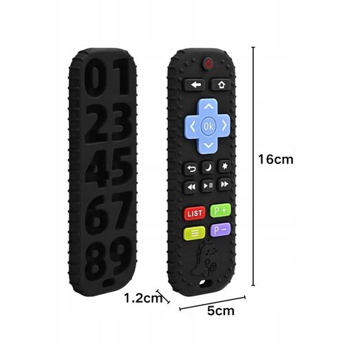 ZĄBKOWANIE ZABAWKI DO ŻUCIA GRYZAK DLA NIEMOWLĄT PILOT CZARNY na Arena.pl