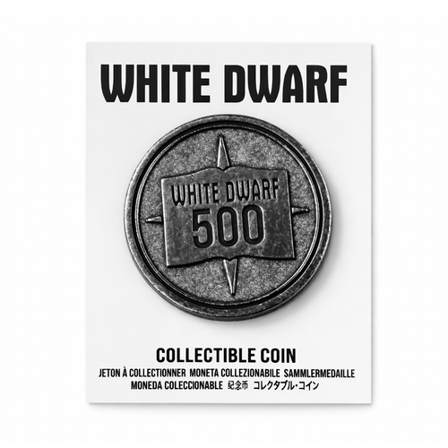 White Dwarf 500 | 32 mm | Metal | Moneta | Warhammer na Arena.pl