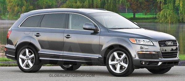 Audi Q7 -Listwy CHROM na drzwi boczne dekoracyjne chromowane zdjęcie 1
