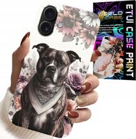 ETUI DO IPHONE 16 PLUS - PITBULL GROŹNE PSY FUTERAŁ PLECKI CASE