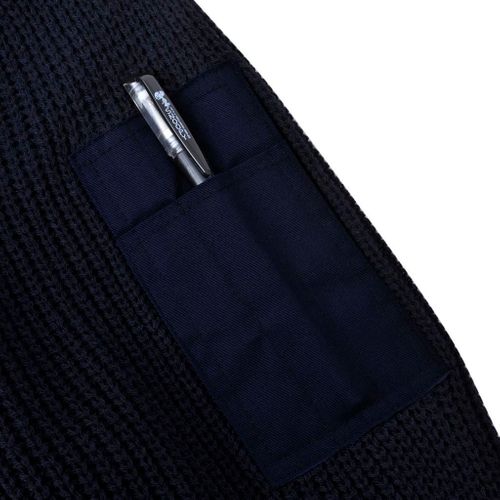 Sweter Męski Do Pracy, Granatowy, Rozmiar M na Arena.pl