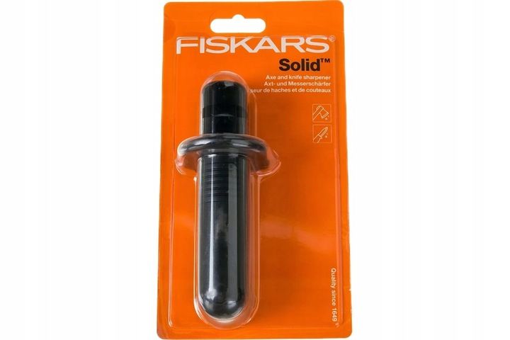 FISKARS SOLID MOCNA OSTRZAŁKA DO NOŻY NOŻA I SIEKIER 1026797 SOLIDNA CZARNA zdjęcie 4