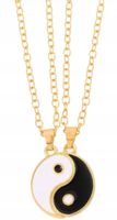 Yin Yang Naszyjnik Harmonia Przyjaciele Zakochanie