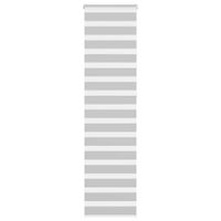 Roleta zebra, jasnoszara, szerokość tkaniny 55,9 cm, poliester