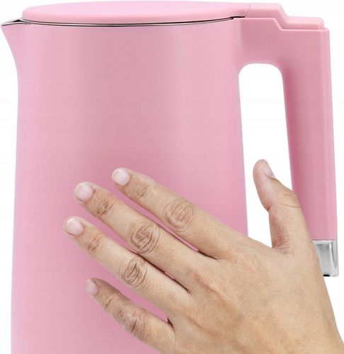 CZAJNIK ELEKTRYCZNY LUND 2200W 1,5L RÓŻOWY PODWÓJNE ŚCIANKI na Arena.pl