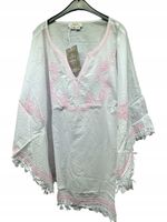 Kimono plaża USHA Festival 15826564 XL Biały