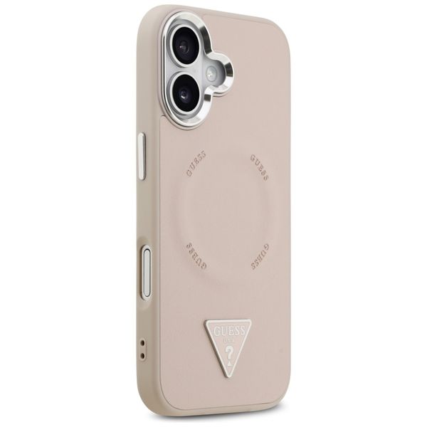 etui guess triangle logo magsafe do      iphone 17 różowy zdjęcie 4