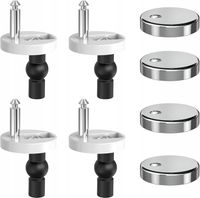 WYMIENNE ZAWIASY DO DESKI SEDESOWEJ NAKRĘTKI MOCUJĄCE SOLIDNE 2 PARY