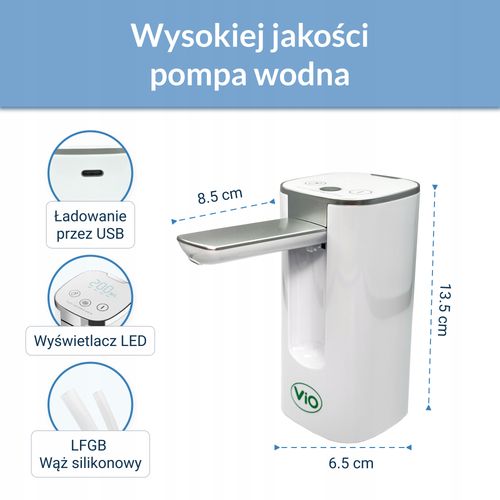 DOZOWNIK DO WODY ViO E22 - ELEKTRYCZNA POMPKA Z WYŚWIETLACZEM CYFROWYM na Arena.pl