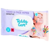 Chusteczki nawilżane do rąk twarzy Teddy Care Sensitive 40 szt.