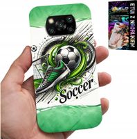 ETUI DO XIAOMI POCO X3 - PIŁKA NOŻNA, FOOTBALL PIŁKA CASE + SZKŁO