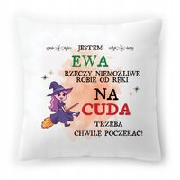 Poduszka Dla Ewy Na Urodziny Na Prezent Z Nadrukiem Ze Zdjęciem