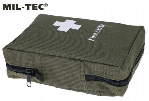 Apteczka pierwszej pomocy z wyposażeniem first aid Mil-tec duża olive na Arena.pl