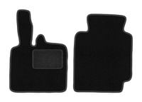 Dywaniki welurowe LUX do Smart ForTwo I 1998-2007 czarne, 2 szt.