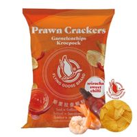 Chipsy ziemniaczane krewetkowe z sosem sriracha sweet chilli chrupki 80g