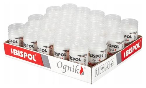 BISPOL Wkłady do zniczy parafinowe WP0 36H 30szt. na Arena.pl