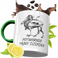Kubek Zielony Dla Dziadka Na Prezent Urodziny Z Nadrukiem Ze Zdjęciem