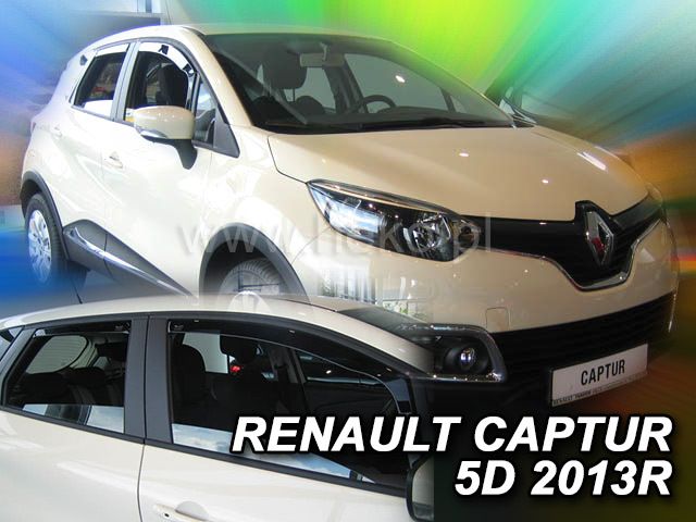 Owiewki Renault CAPTUR 5d. 2013-2020r. Z TYŁAMI zdjęcie 2