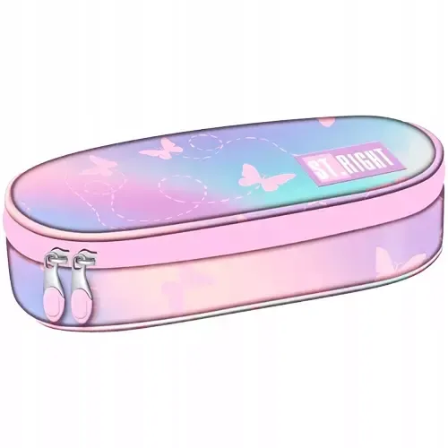 Piórnik saszetka usztywniona z klapką Butterflies Motyle St.Right Majewski na Arena.pl