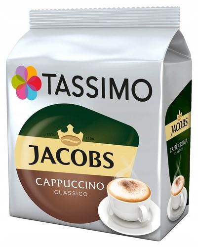 Kapsułki TASSIMO Jacobs Cappuccino Classico 2 x 8 na Arena.pl