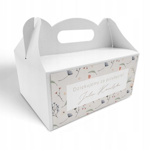 Pudełko na ciasto 10szt Personalizacja Podziękowanie 1 Komunia Święta WZORY na Arena.pl