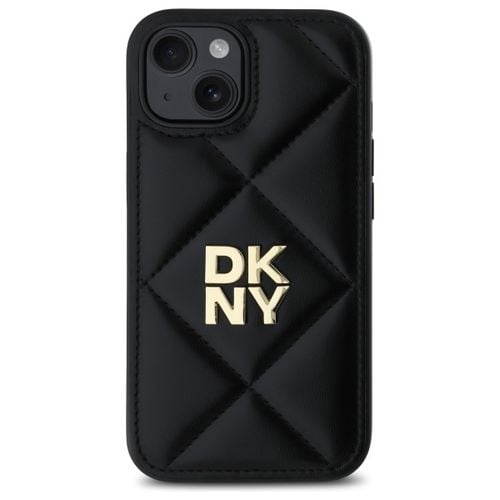 dkny dkhcp14spqdslk iphone 14 6.1       czarny/black quilted stack logo na Arena.pl