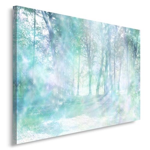 Obraz na płótnie - Canvas, Las w słońcu 40x30 na Arena.pl
