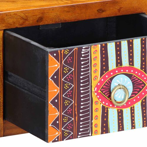 Szafka Nocna 2 pcs Brązowy 35 x 30 x 22 cm lite drewno akacjowe na Arena.pl