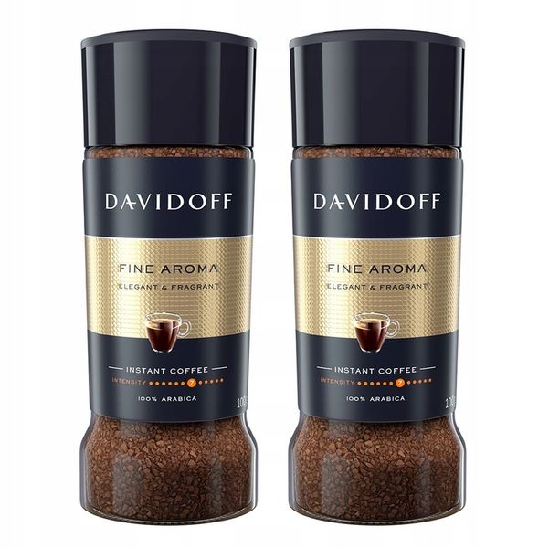 Kawa rozpuszczalna kawa instant Davidoff Fine Aroma 100g (2-pack) zdjęcie 1