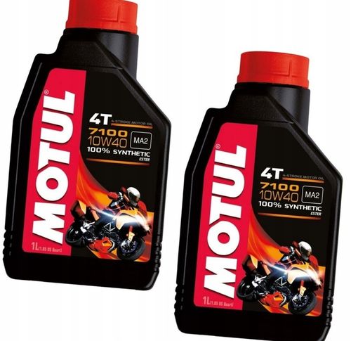 OLEJ SILNIKOWY SYNTETYCZNY MOTUL 10W-40 4T 7100 ESTER 1L na Arena.pl