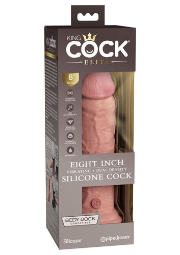 8 Inch 2Density Vibrating Cock Light skin tone na Arena.pl