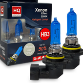 Żarówki HQ Automotive HB3 Mocne Efekt LED +50% Światła Xenon Effect OEM