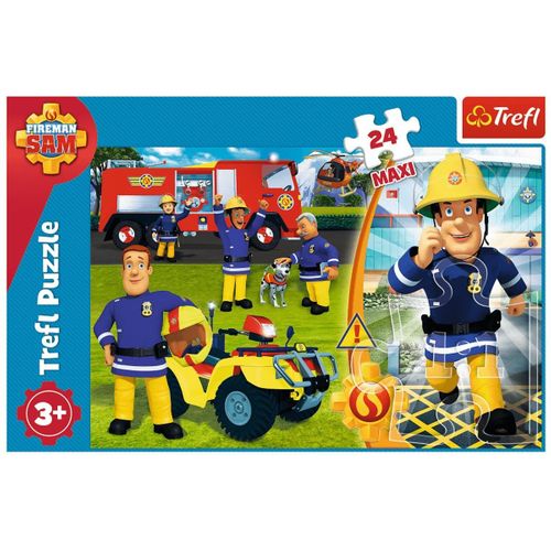TREFL Puzzle 24-Maxi Dzielny Strażak Sam na Arena.pl