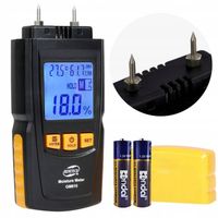 WILGOTNOŚCIOMIERZ ELEKTRONICZNY DOKŁADNY MIERNIK WILGOTNOŚCI DO DREWNA LCD