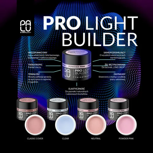 PALU ŻEL PRO LIGHT BUILDER POWDER PINK 45G na Arena.pl