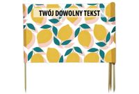 PARAWAN PLAŻOWY Cytrynki z indywidualnym  napisem 4 PANELE 13.4