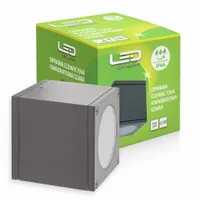 Lampa Ogrodowa Tuba Oprawa Halogenowa Zewnętrzna Wodoszczelna do Podbitki