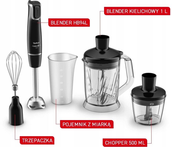 Blender ręczny TEFAL HB94L830 zdjęcie 9