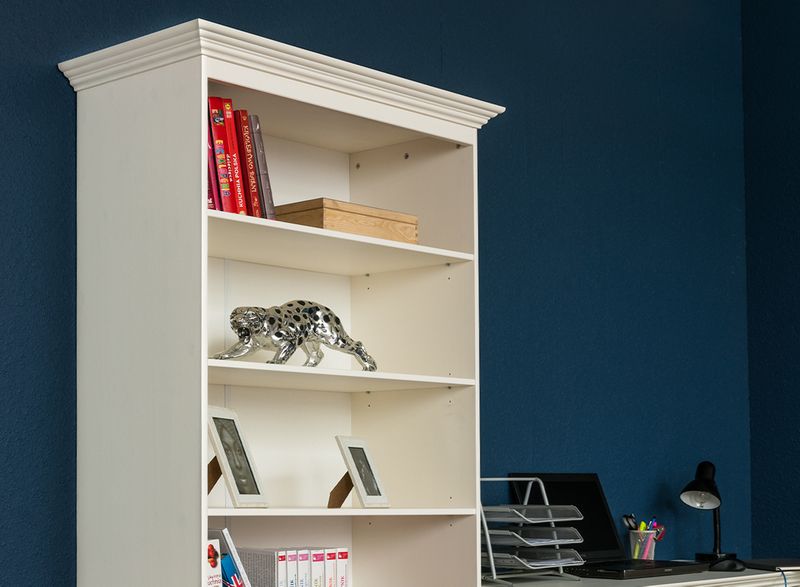 REGAŁ BELLUNO BIAŁY DREWNO SOSNOWE PL007B zdjęcie 3