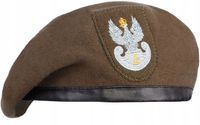 Beret Wojskowy wzór Wojsk Obrony Terytorialnej WOT Orzeł Haft DUC Brąz 61