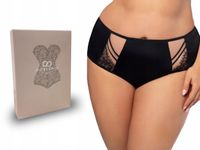 GORSENIA pełne figi K497 Paradise, czarne, XL