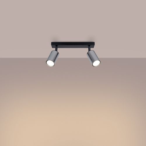 Plafon WINX 2 czarny/chrom na Arena.pl