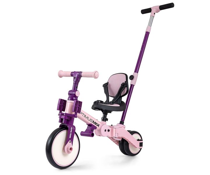 MILLY MALLY 6267 Rowerek 5w1 OPTIMUS MAX pink zdjęcie 1