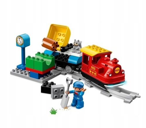 LEGO Duplo 10874 Kolejka Ciuchcia Pociąg Tory Światło Dźwięk Duże Klocki na Arena.pl