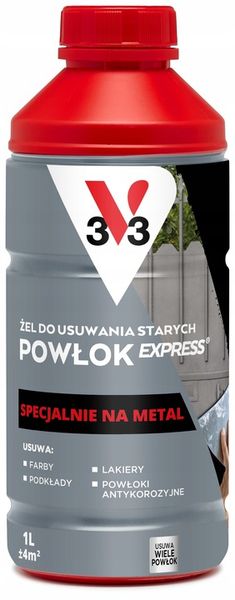 V33 Środek do Usuwania Metal Express 1L zdjęcie 1